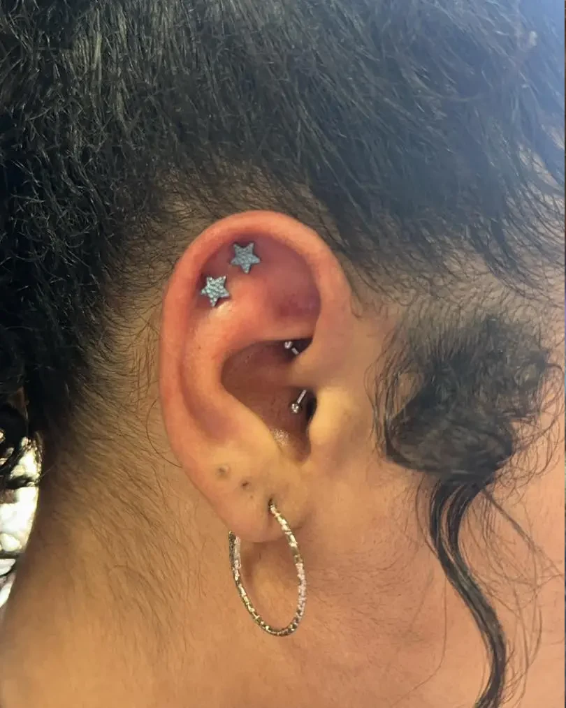 Lobe and flat ear piercings Lobe and flat ear piercings